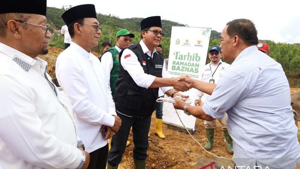 Baznas Salurkan Sapi untuk Munggahan Tapsel Sambut Ramadhan Pascabencana
