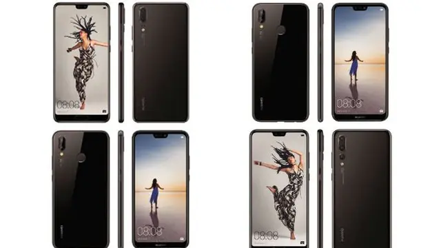 Bocoran gambar Huawei P20, P20 Lite dan P20 Pro