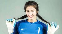 Zhao Lina, kiper cantik China. (Instagram)