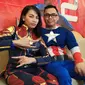 Kezia Karamoy rayakan ultah anak dengan konsep unik mengenakan kostum Avengers