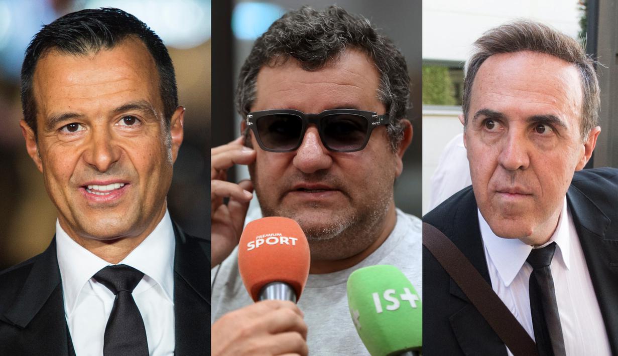 Agensi sepak bola mempunyai jasa dan pengaruh yang besar dalam mengorbitkan seorang pemain. Tak ayal para agensi kini mempunyai peran penting dalam membangun masa depan pemain. (Kolase FOTO AFP)