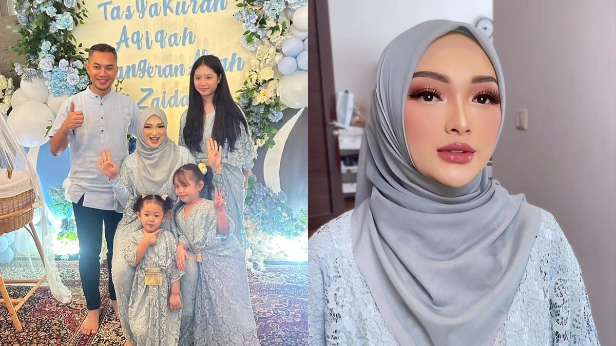 7 Potret Aqiqah Anak Ketiga Zaskia Gotik, Kehadiran Putri Sambung Curi Perhatian