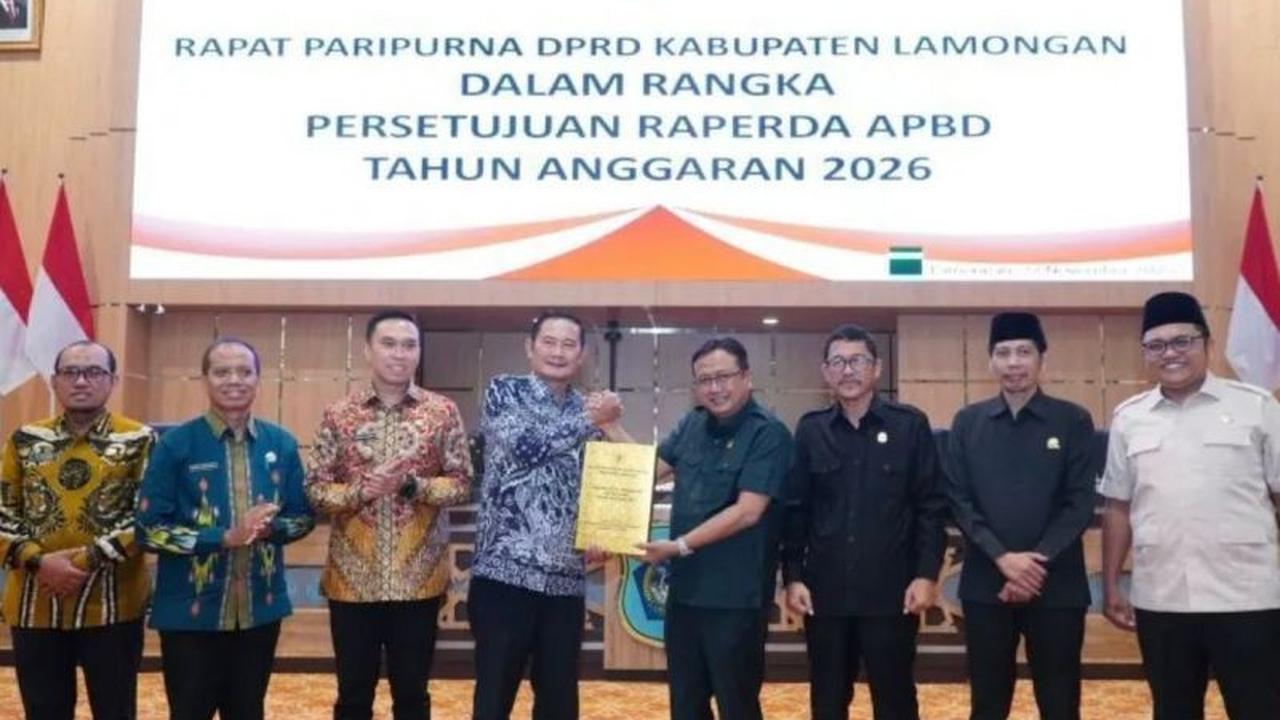 Pemkab dan DPRD Lamongan Sepakati Raperda APBD 2026 untuk Percepatan Layanan Publik