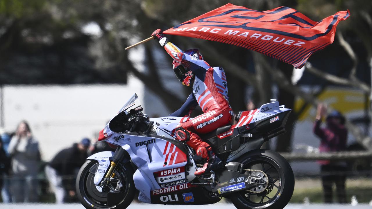 Foto: Performa Luar Biasa Marc Marquez saat MotoGP Australia 2024, Sempat Start Belepotan sebelum Finis Terdepan