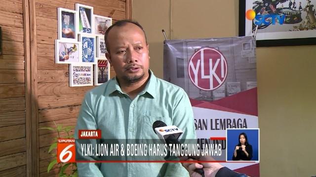 Satu bulan pasca jatuhnya pesawat Lion Air JT-610 di perairan Karawang, YLKI mendesak agar pihak maskapai dan Boeing bertanggung jawab atas insiden tersebut.