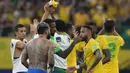 Skor 4-1 untuk kemenangan Brasil bertahan hingga laga usai. (AP/Andre Penner)