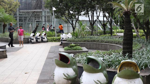Libur Nasional, Taman Menteng Sepi Pengunjung saat Puasa