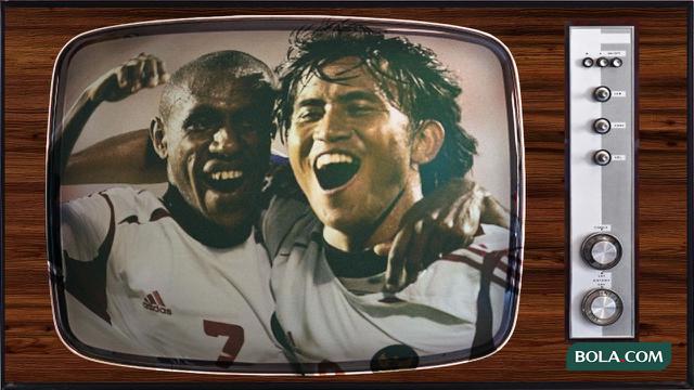 Boaz Solossa dan Ilham di Piala AFF 2004