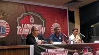 Konferensi pers Persija Vs Geylang International FC. (Bola.com/Muhammad Adiyaksa).