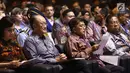 Wakil Presiden RI Jusuf Kalla saat menghadiri Dialog Tingkat Tinggi tentang Pembiayaan dan Asuransi Risiko Bencana selama acara IMF-World Bank Group 2018, Bali, Rabu (10/10). (Liputan6.com/Angga Yuniar)