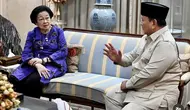 Momen Prabowo Takziah Wafatnya Guruh Soekarnoputra di Rumah Megawati