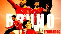 Manchester United - Ilustrasi Bruno Fernandes (Bola.com/Adreanus Titus)