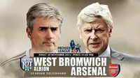 West Bromwich Albion vs Arsenal (Liputan6.com/sangaji)