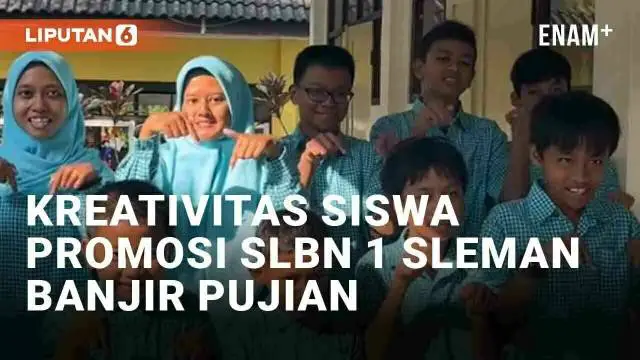 Menjelang penerimaan siswa baru (PPDB) 2024, sejumlah sekolah mulai promosi di media sosial. Sekolah-sekolah seakan saling berlomba menunjukkan kreativitas dalam berpromosi, seperti SLB Negeri 1 Sleman yang tak mau ketinggalan. Siswa berkebutuhan khu...