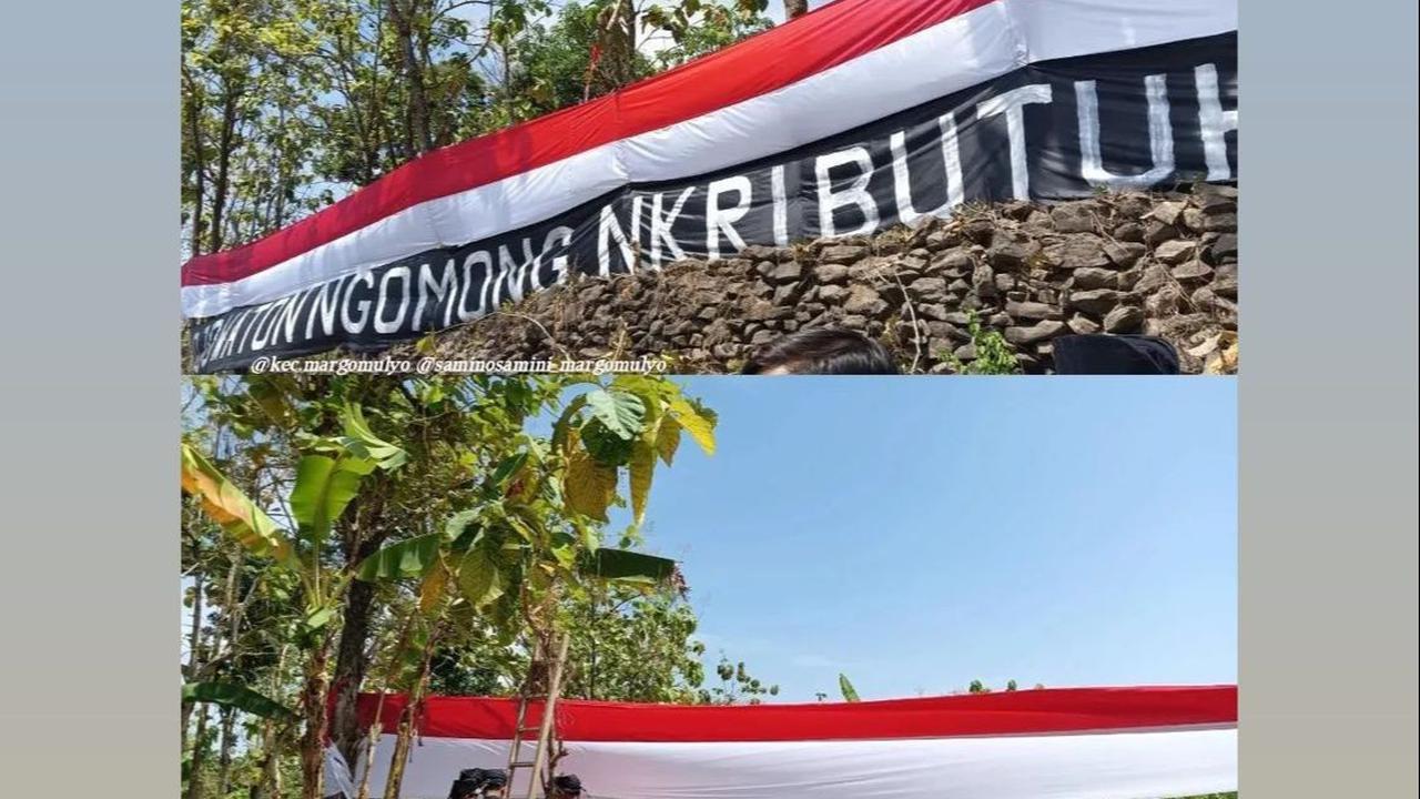 Arak Bendera di Tengah Hutan