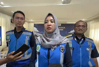 Senior General Manager Jasamarga Nusantara Tollroad Tyas Pramoda Wardhani. (Liputan6.com/Reza Efendi)