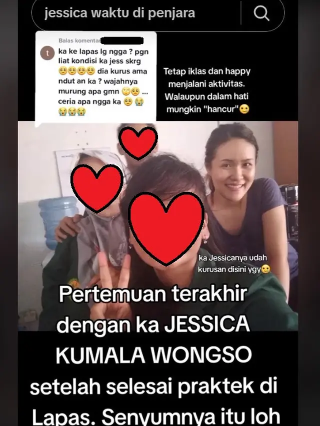 Mahasiswi Ketemu Jessica Wongso saat Praktek di Lapas