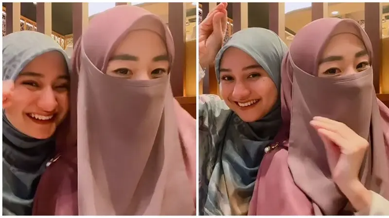 5 Potret Kedekatan Nadzira Shafa Istri Mendiang Ameer Azzikra dan Larissa Chou, Kompak