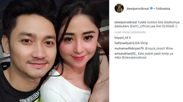Angga Wijaya dan Dewi Perssik