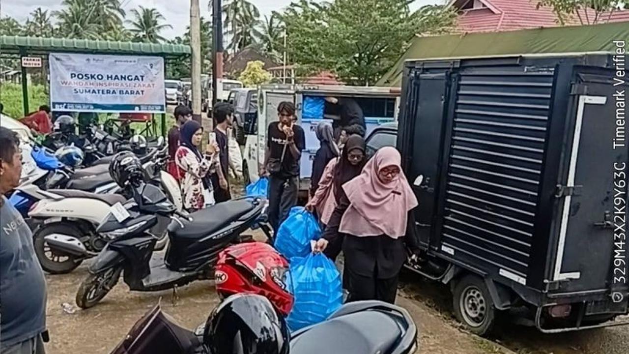 SPPG Tanah Sirah Lakukan Pengalihan MGB untuk Penyintas Banjir Padang