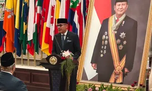 Menteri Luar Negeri (Menlu) Arrmanatha Nasir. (Liputan6.com/Septian Deny)