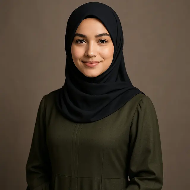 Warna Jilbab untuk Gamis Army