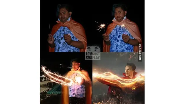 6 Cosplay Low Budget Jadi Dr. Strange Ini Bikin Ngakak