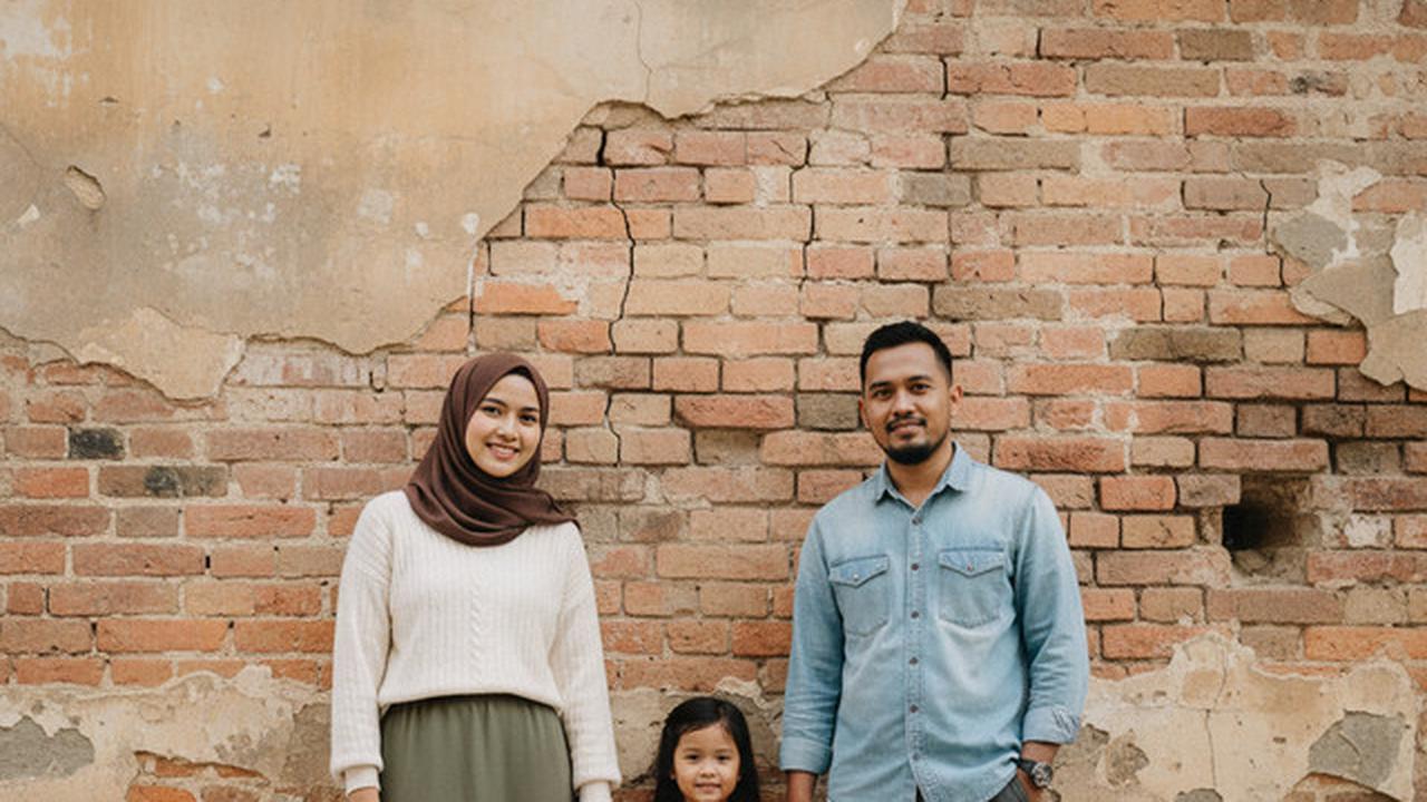 Prompt AI Foto Keluarga Muslim: Tampilan Modest Fashion, Hangat, dan Penuh Kedamaian