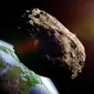 Ilustrasi asteroid. (iStockphoto)