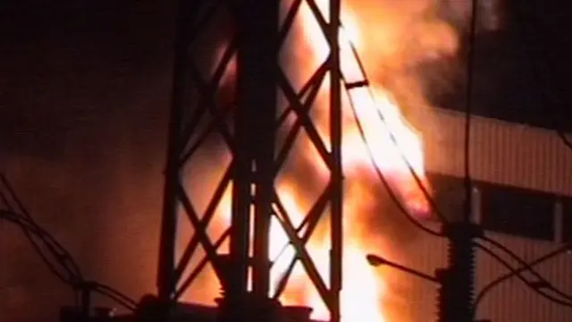 Gardu Induk PLN Cawang Terbakar
