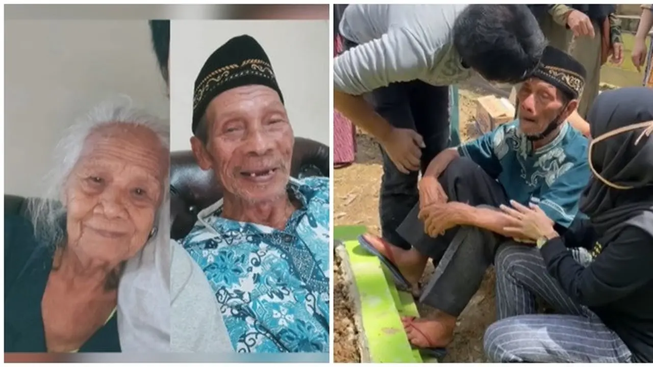 Kisah Haru Aksi Kakek yang Tak Mau Tinggalkan Makam Sang Istri, Bukti Cinta Sejati