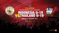 Indonesia U-19 vs Thailand U-19 (Liputan6.com/Abdillah)