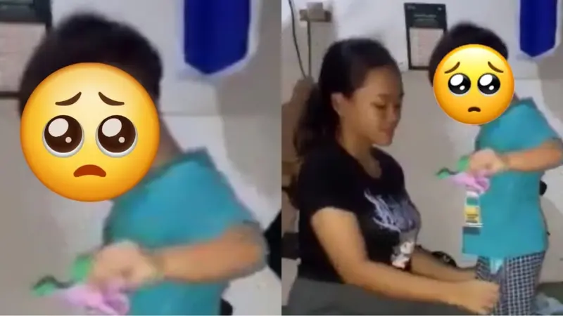 Berkaca dari Kasus Video Viral Ibu dan Anak Baju Biru, KPAI: Bukti Anak Sering Jadi Korban Kekerasan Orang Terdekat (Foto: Instagram @kingabdi_jajanmercon))