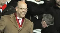 Joel Glazer - Boss Besar Manchester United ini tak ketinggalan ambil bagian dari Liga Super Eropa. Meski banyak penolakan dari para legenda klub nampaknya tak mengurungkan niat Glazer ikut serta pada gelaran tersebut. (AFP/Andrew Yates)