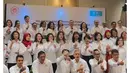 Raline Shah mewakili Kemkomdigi memberi sambutan untuk Pelantikan Badan Pengurus Pusat Perhumas periode 2024-2027. (sumber: Instagram/ralineshah)