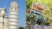 Lampaui Menara Pisa, Kemiringan Kuil Taihe Zhenxing di Taiwan Ini Bikin Takjub