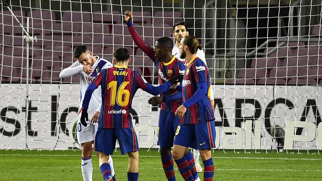 Foto Liga Spanyol: Tanpa Messi, Barcelona Ditahan Eibar 1-1