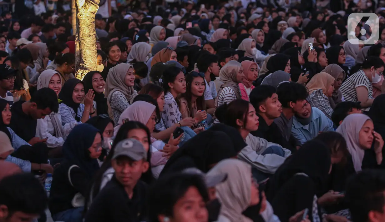 Pertamina Weekend Fest 2024 merupakan acara musik yang digelar di QBig BSD, Tangerang, Banten. (Liputan6.com/Angga Yuniar)