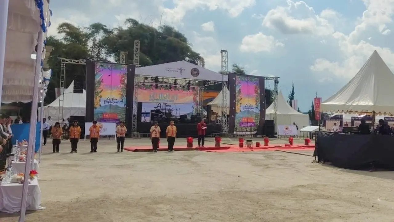 Acara pembukaan Festival Kopi Manggarai (Liputan6.com/Mentari )