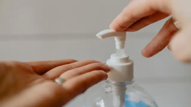 Ilustrasi Hand Sanitizer