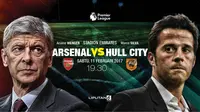 Arsenal VS Hull City (Liputan6.com / Angga Priandika)