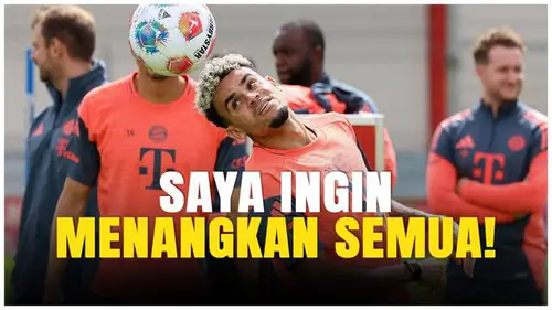VIDEO: Ambisi Besar Luis Diaz Bersama Bayern Munchen, Ingin Menangkan Semua Trofi!