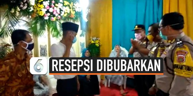 VIDEO: Rekaman Polisi Bubarkan Resepsi di Tangsel karena Corona