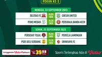 Jadwal Live Streaming Pegadaian Liga 2 2023/2024 Pekan Ketiga di Vidio, 24&amp;25 September 2023