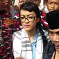 Julia Perez di pemakaman Mpok Nori (Liputan6.com/Hernowo Anggie)