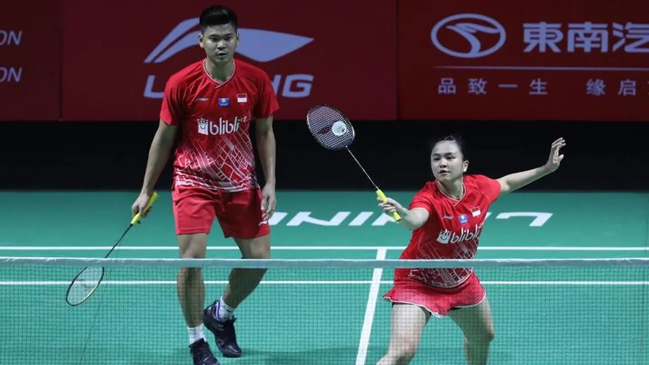 Ganda campuran Indonesia, Praveen Jordan/Melati Daeva Oktavianti.