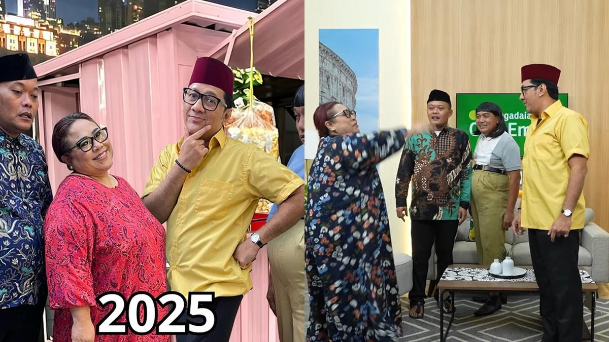 6 Potret Nunung, Sule, Azis, dan Andre Taulany Reunian, Formasinya Dirindukan