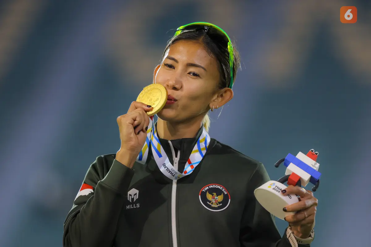 Foto: Kilau Emas Emilia Nova di SEA Games 2025