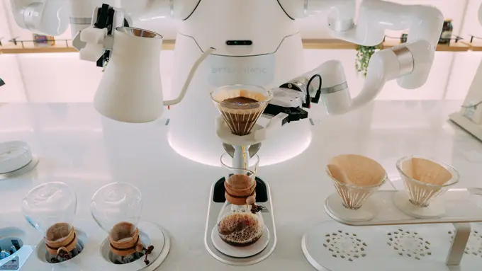 Menikmati Kopi dari Robot Barista, Seenak Barista Beneran?