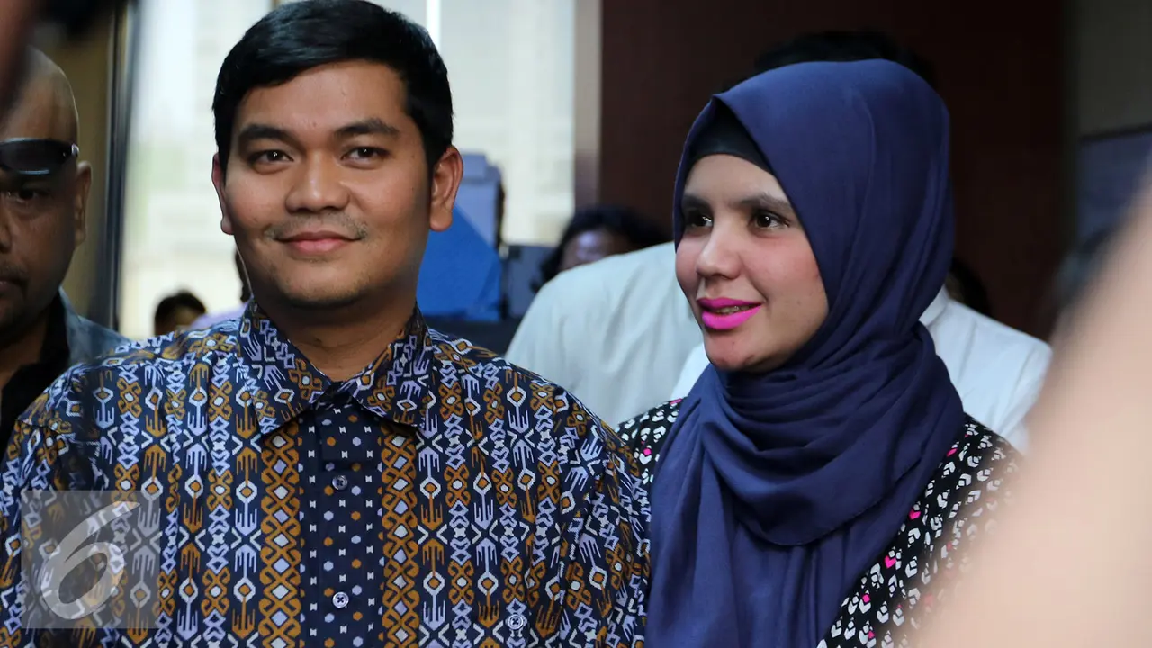 Indra Bekti dan istri, Aldilla Jelita